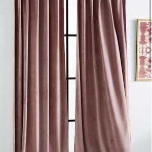 Velvet Louise curtains